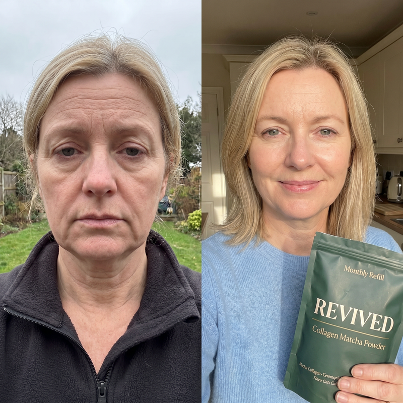 Bone-deep exhaustion — before and after